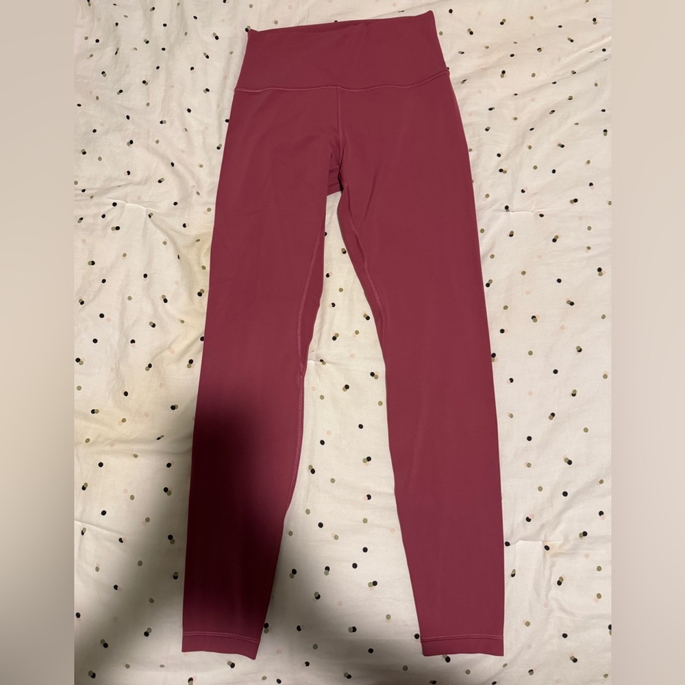 Lululemon Athletica Maroon Leggings 28” Women’s size 8